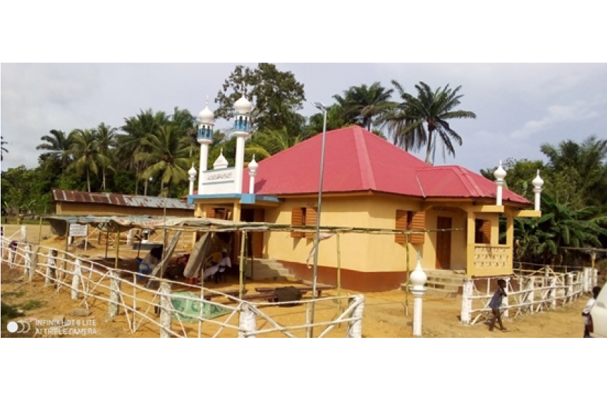 سیرالیون لُنگے ریجن میں مسجد کا افتتاح اور تقریبِ آمین